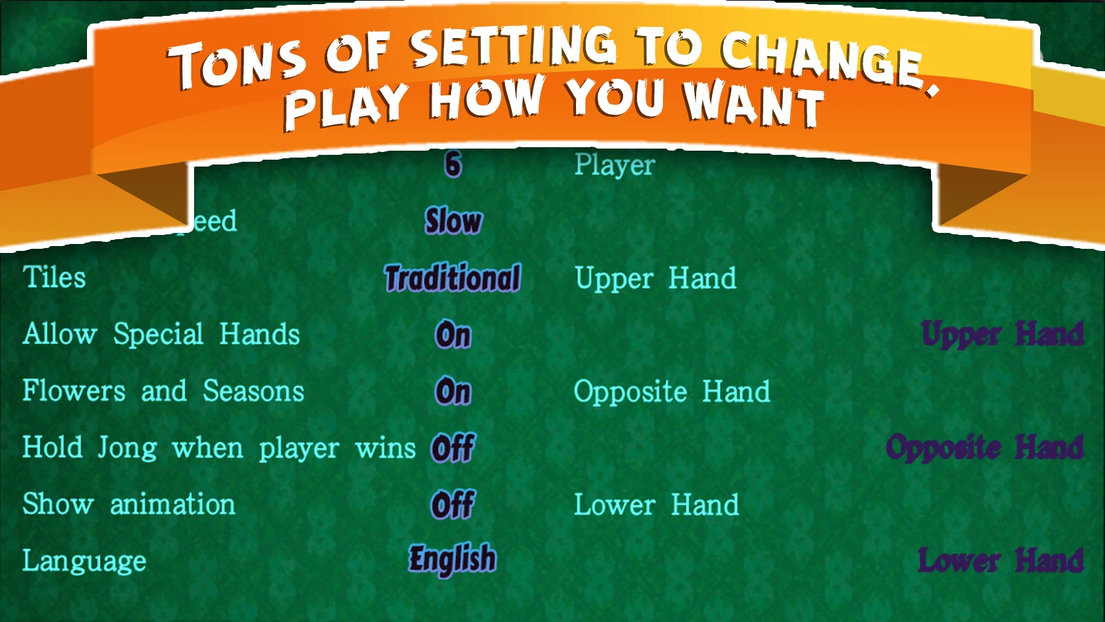 Hong Kong Style Mahjong screenshot