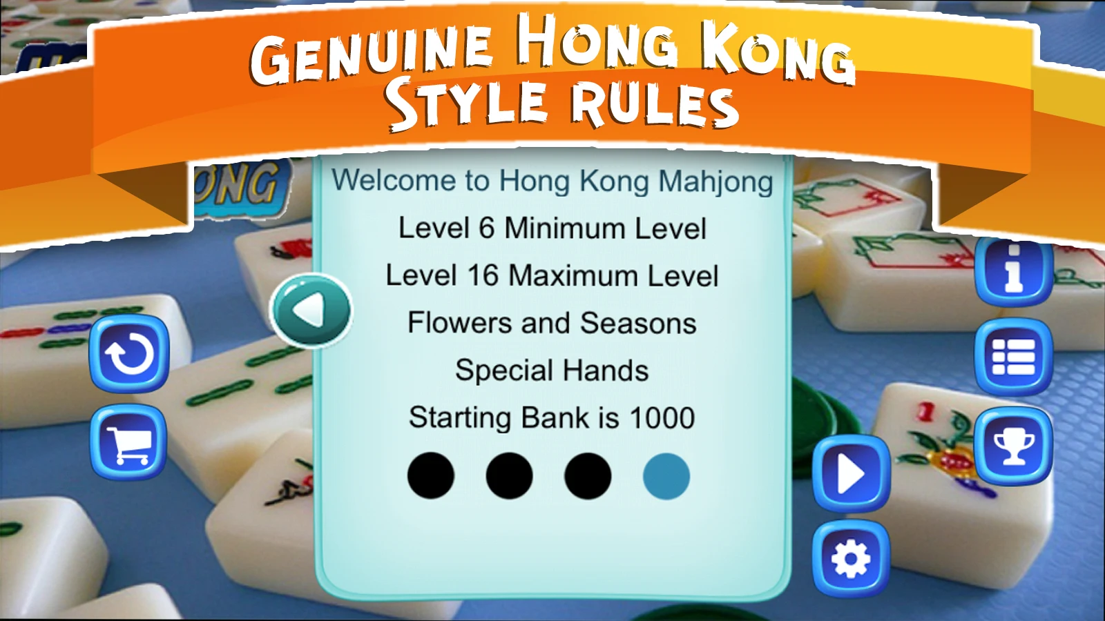 Hong Kong Style Mahjong screenshot